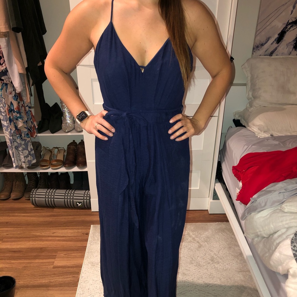 Navy Romper - image 1